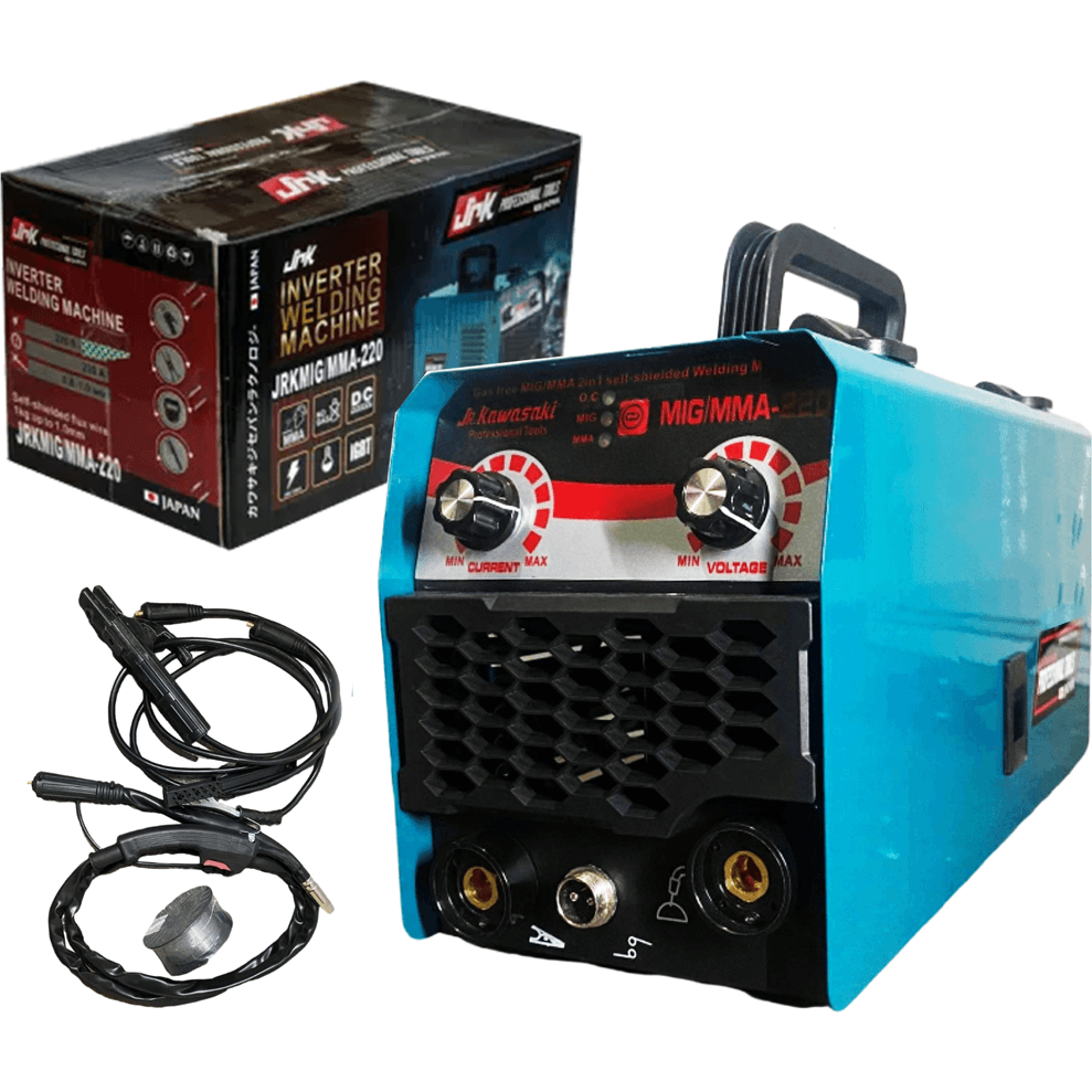 JR Kawasaki JRKMIG220 2in1 Fluxcored / Gasless MIG Welding Machine (MIG/ARC) - KHM Megatools Corp. JR Kawasaki JRKMIG220 2in1 Fluxcored / Gasless MIG Welding Machine (MIG/ARC) - KHM Megatools Corp.